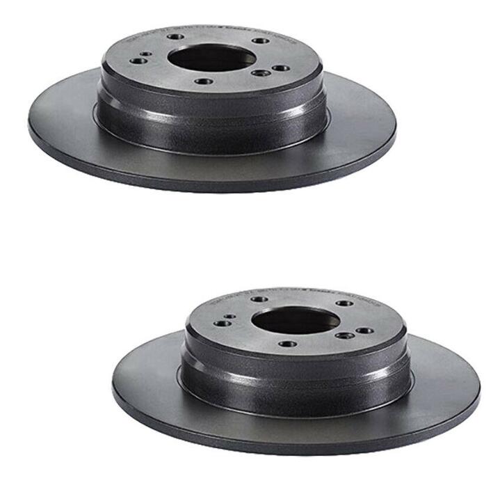 Mercedes Brakes Kit - Pads & Rotors Front and Rear (288mm/278mm) (Ceramic) 004420172041 - Brembo 1640168KIT